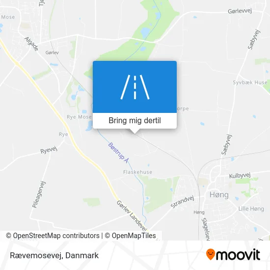 Rævemosevej kort