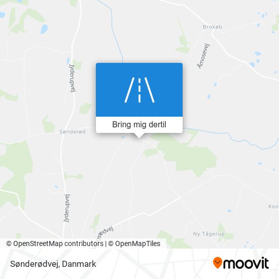 Sønderødvej kort