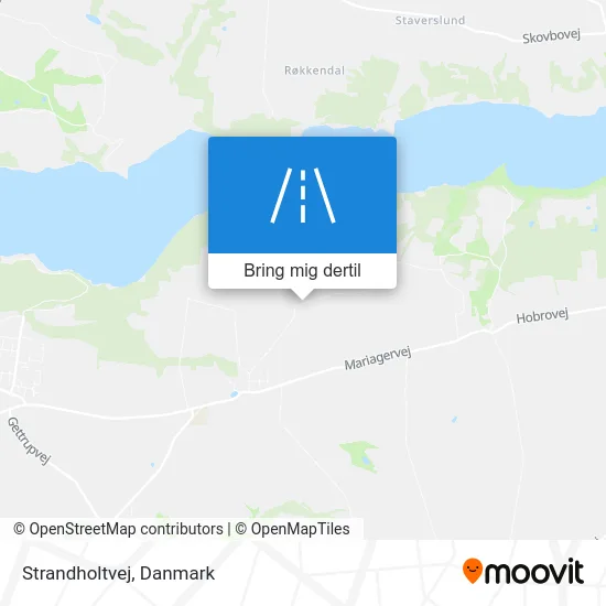 Strandholtvej kort