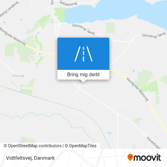 Vidtfeltsvej kort