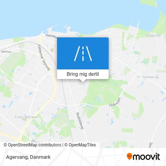 Agervang kort