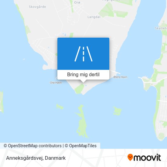 Anneksgårdsvej kort
