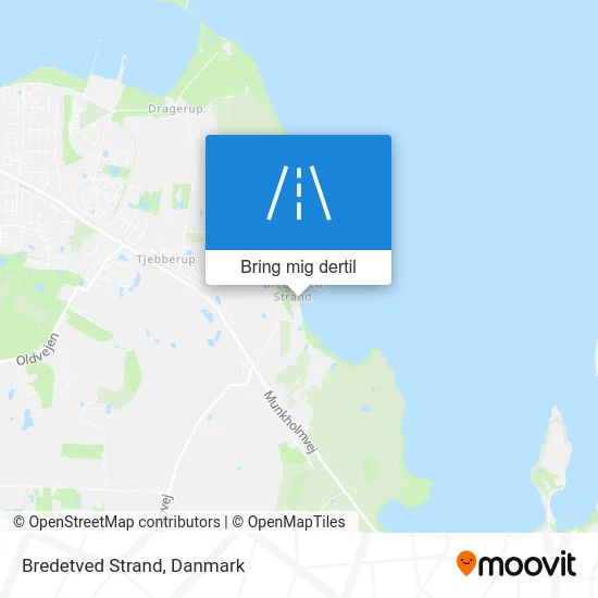 Bredetved Strand kort