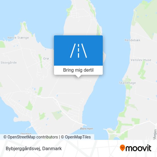 Bybjerggårdsvej kort