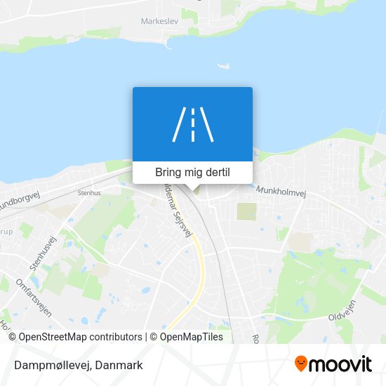 Dampmøllevej kort