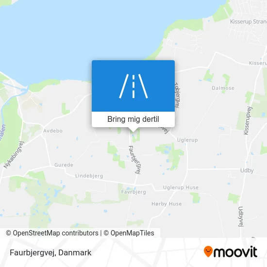 Faurbjergvej kort