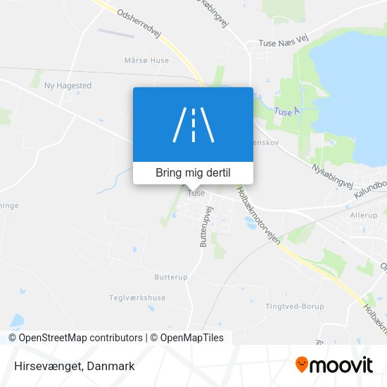 Hirsevænget kort
