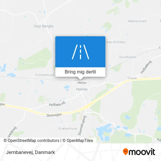 Jernbanevej kort