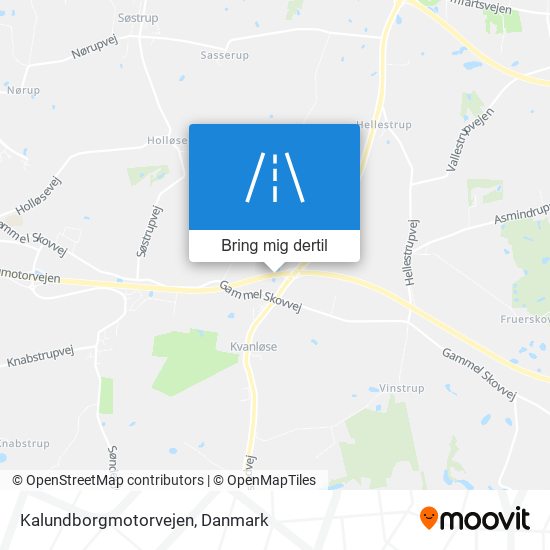 Kalundborgmotorvejen kort