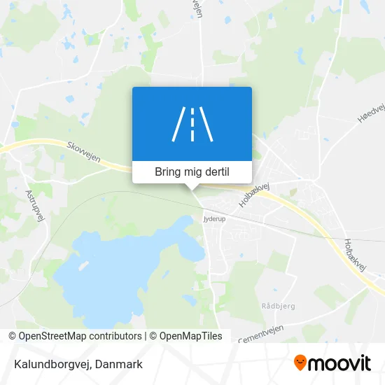 Kalundborgvej kort