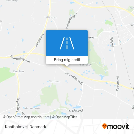 Kastholmvej kort