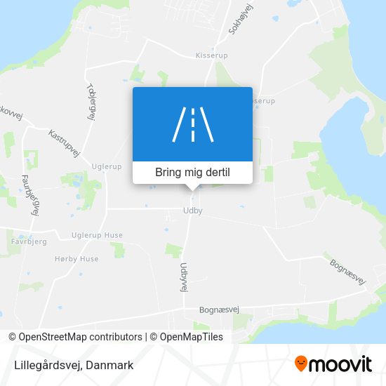 Lillegårdsvej kort