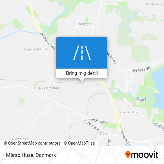 Mårsø Huse kort
