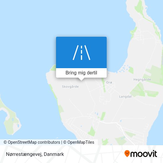 Nørrestængevej kort