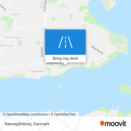 Rønnegårdsvej kort