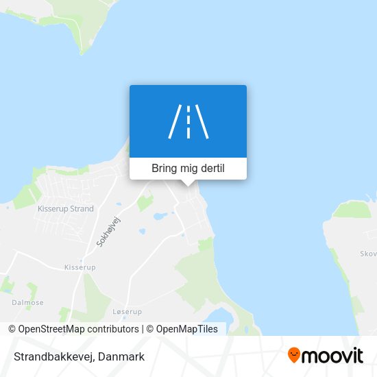 Strandbakkevej kort