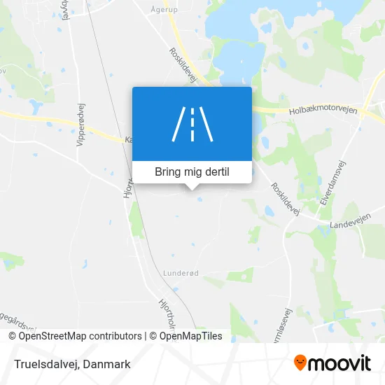 Truelsdalvej kort