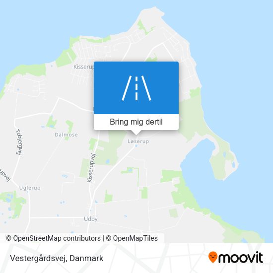 Vestergårdsvej kort