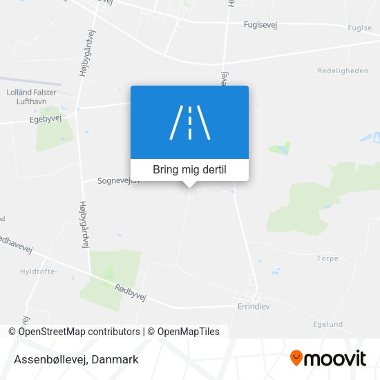 Assenbøllevej kort