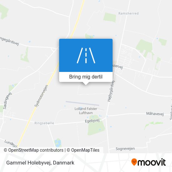 Gammel Holebyvej kort