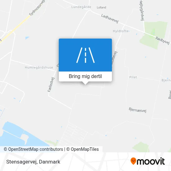 Stensagervej kort