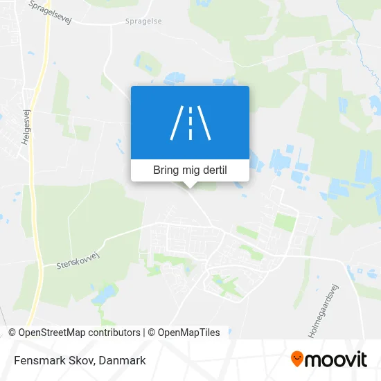 Fensmark Skov kort