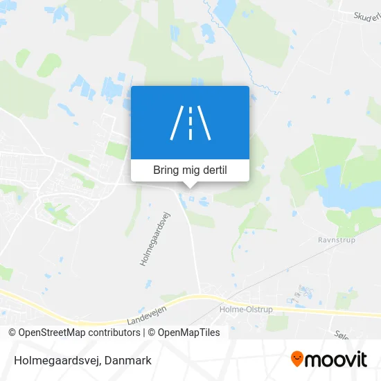 Holmegaardsvej kort