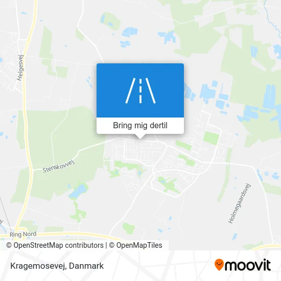 Kragemosevej kort