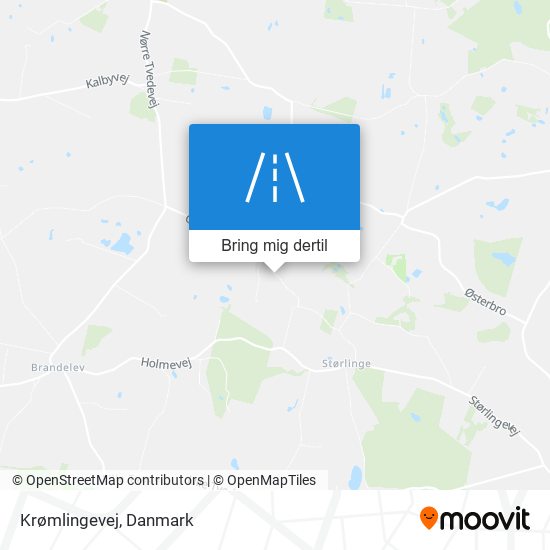 Krømlingevej kort