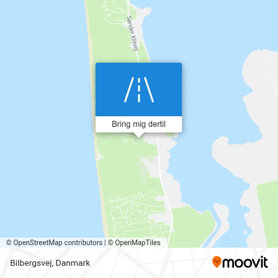 Bilbergsvej kort