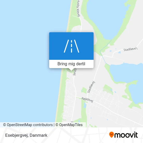 Esebjergvej kort