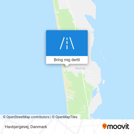 Havbjergevej kort