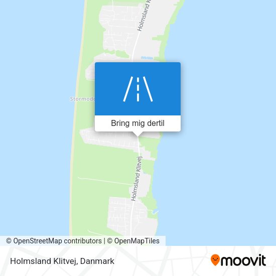 Holmsland Klitvej kort