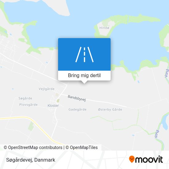 Søgårdevej kort