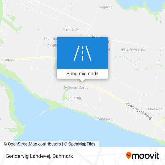 Søndervig Landevej kort