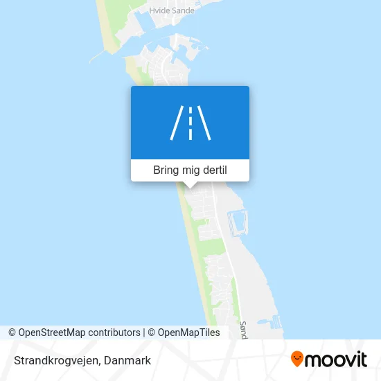 Strandkrogvejen kort