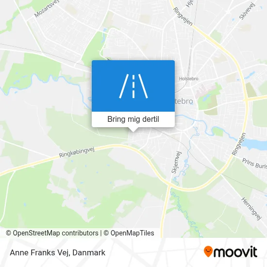 Anne Franks Vej kort