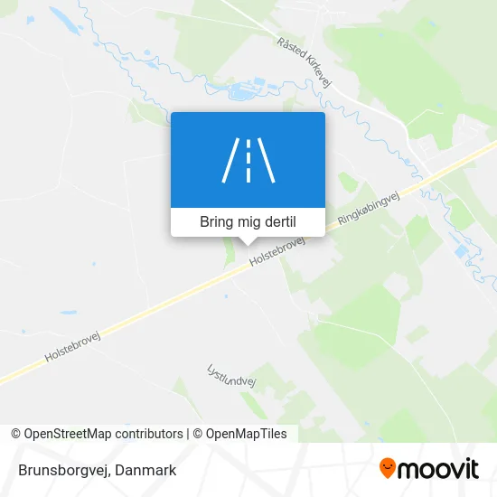 Brunsborgvej kort