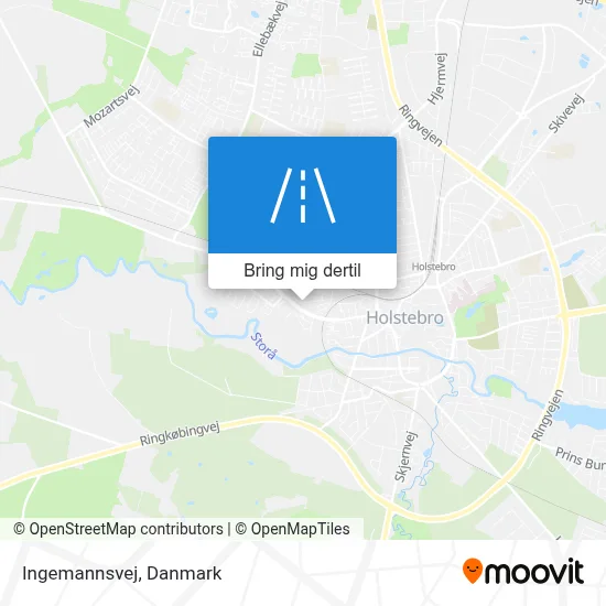 Ingemannsvej kort
