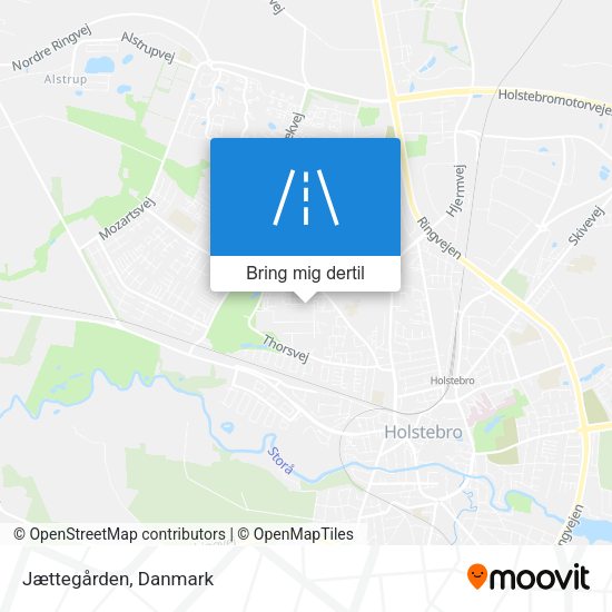 Jættegården kort