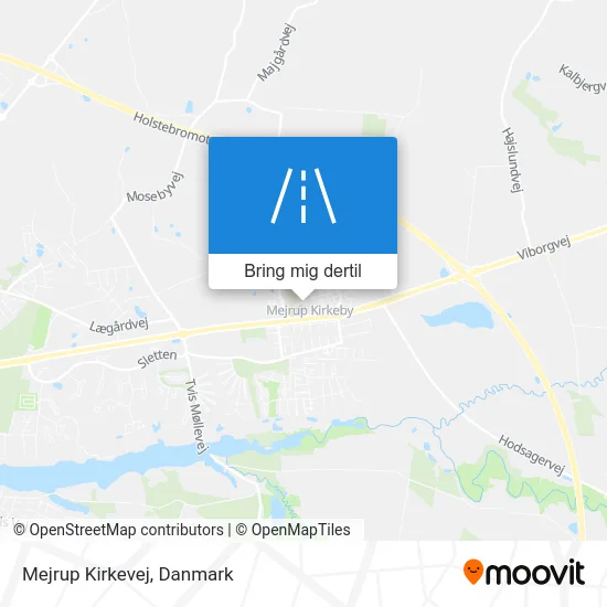 Mejrup Kirkevej kort