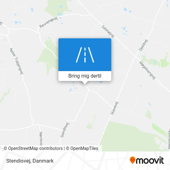 Stendisvej kort