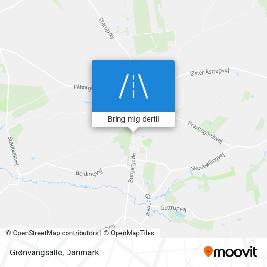 Grønvangsalle kort