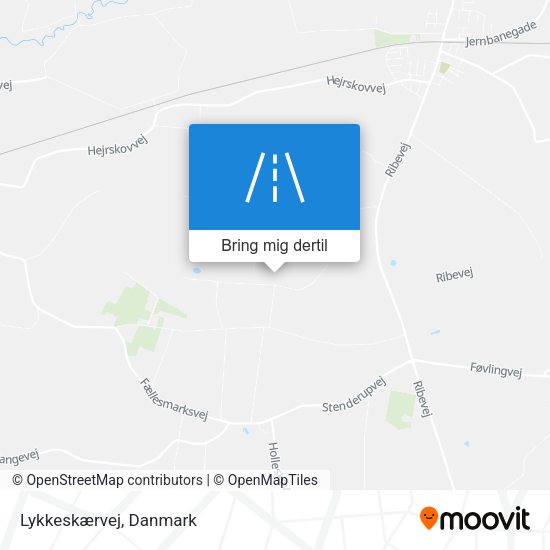 Lykkeskærvej kort