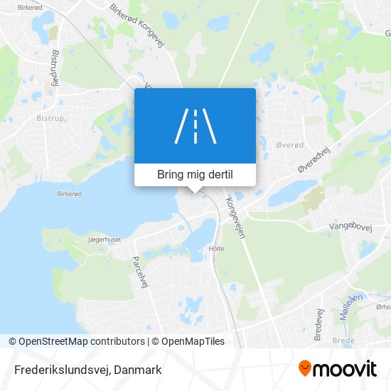 Frederikslundsvej kort