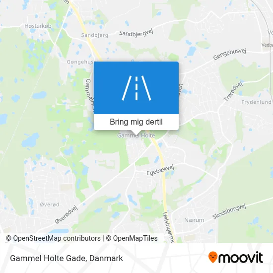 Gammel Holte Gade kort