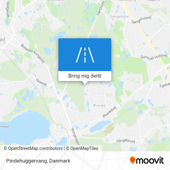 Pindehuggervang kort