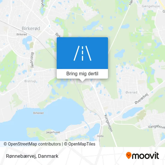Rønnebærvej kort