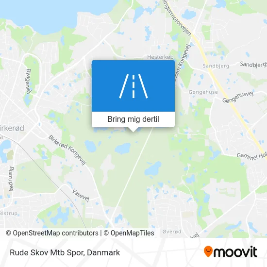 Rude Skov Mtb Spor kort