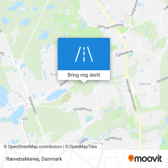 Rævebakkevej kort